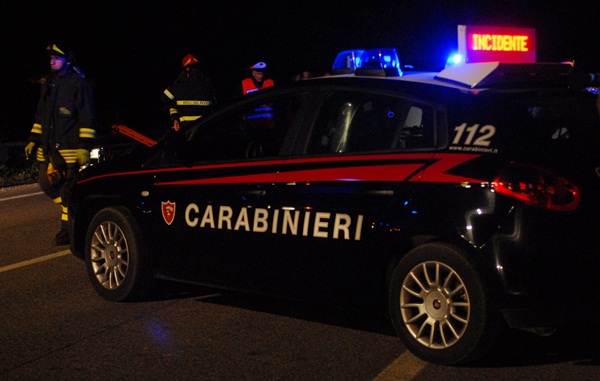 carabinieri incidente