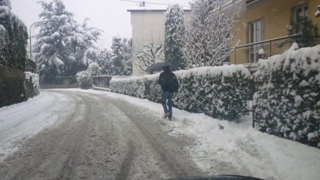 neve in collina
