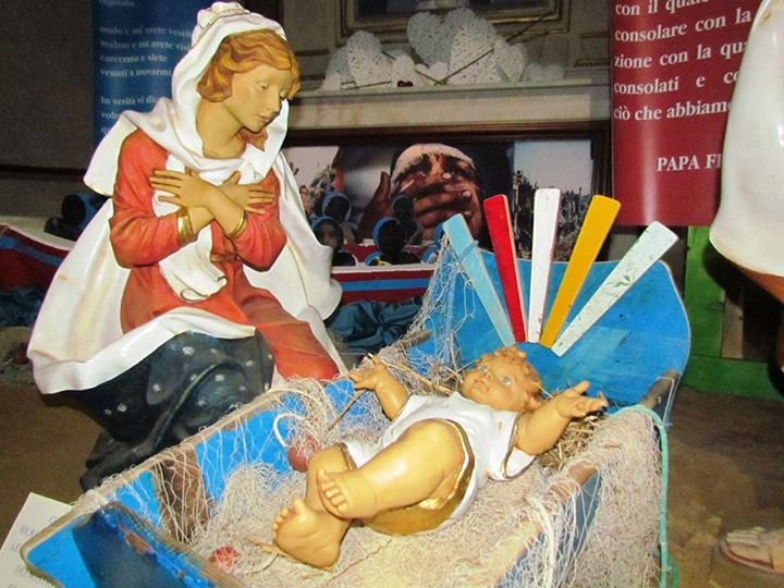 presepe per lampedusa