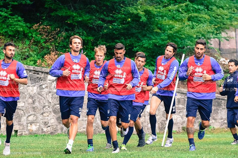 Pescara calcio allenamento pizzoferrato