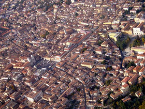 LAquila centro dallalto